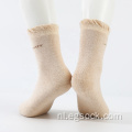 dikke thermische warme biologisch katoenen sokken voor dames